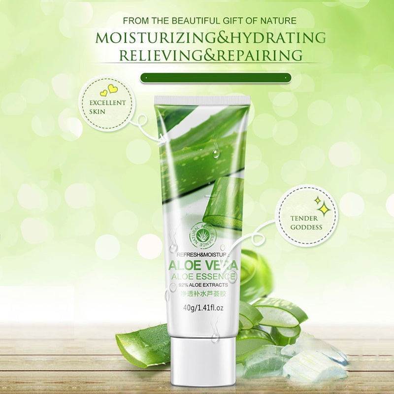 Hydrating Aloe Vera Gel Oil Control Moisturizing to Blackhead Shrinking Pore After Sun Soothing Skin Care Hydrating Aloe Vera Gel Oil Control Moisturizing to Blackhead Shrinking Pore After Sun Soothing Skin Care